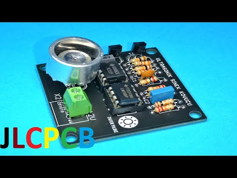 ULTRASONİK HAŞERE / SİNEK KOVUCU DEVRESİ - JLCPCB