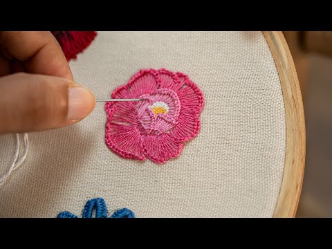 Stunning Embroidery Flowers (Part 3): An Elegant Peony