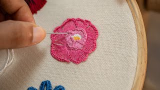 Stunning Embroidery Flowers Part 3 An Elegant Peony