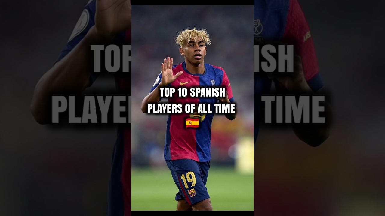 Top 10 Spanish Players of All time 🇪🇸 #football #spain