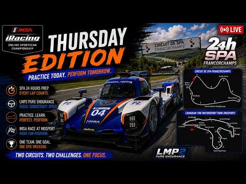 🏁 LMP 3 @ Mosport | Spa 24 Practise