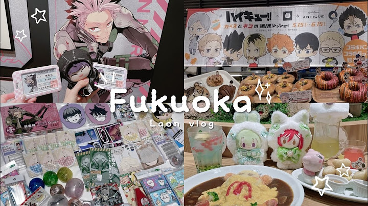 Why did I go to Fukuoka? Just... for the merch.