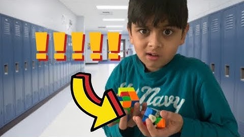 POV: You brought a Rubik’s Cube to school…