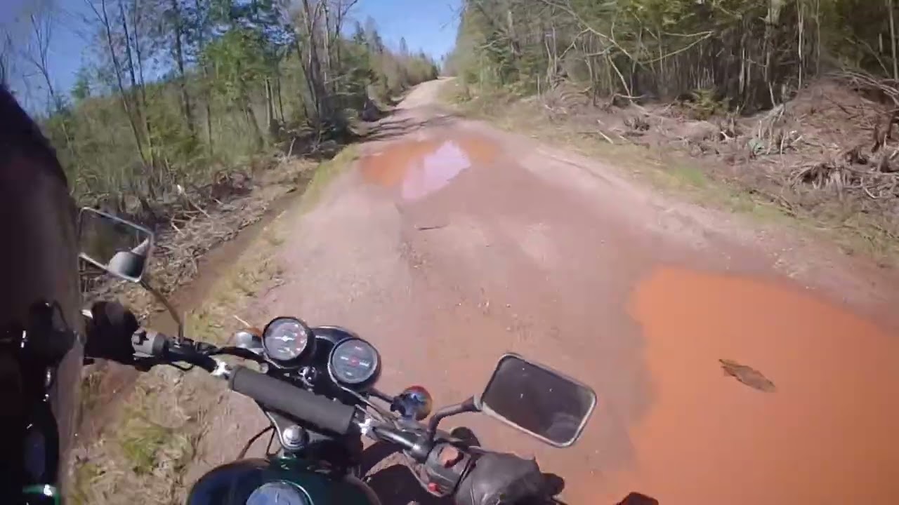 1983 Honda CM450E Scrambler Project - first dirt road test ride!!