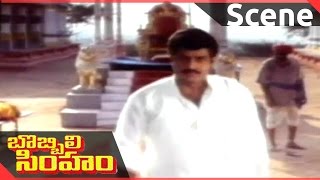 Bobbili Simham Movie Balakrishna Insults Sarath Babu Balakrishna, Meena, Roja