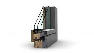 Timber/Aluminium Window HF410