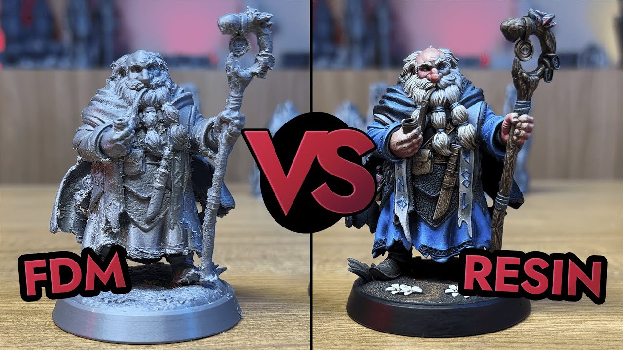 Resin VS FDM 3D Printers Which One Is The Best For Miniatures YouTube