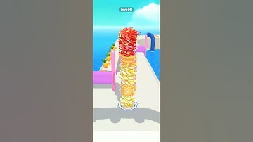 PANCAKE RUN - All Levels Gameplay Android, iOS v.11 - LEVEL 41 #shorts