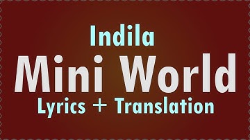 Indila - Mini World (Lyrics) with English Translation