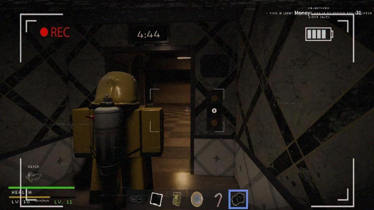 Roblox but its a mission based backrooms game