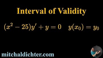 Interval of Validity Example 3