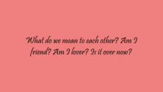 What Do We Mean To Each Other - Joe Pizullo ft. Nina - Lyrics Video