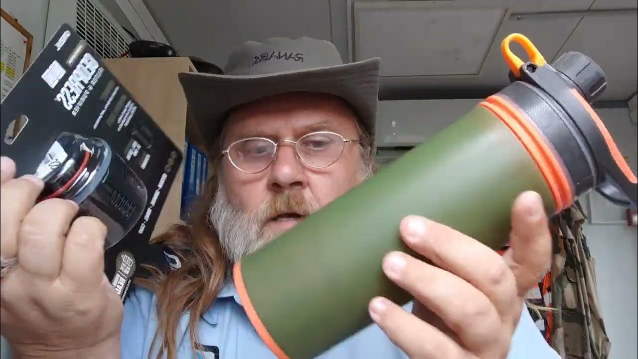 Фильтр - бутылка для воды Grayl Geopress. походы и выживание. - YouTube