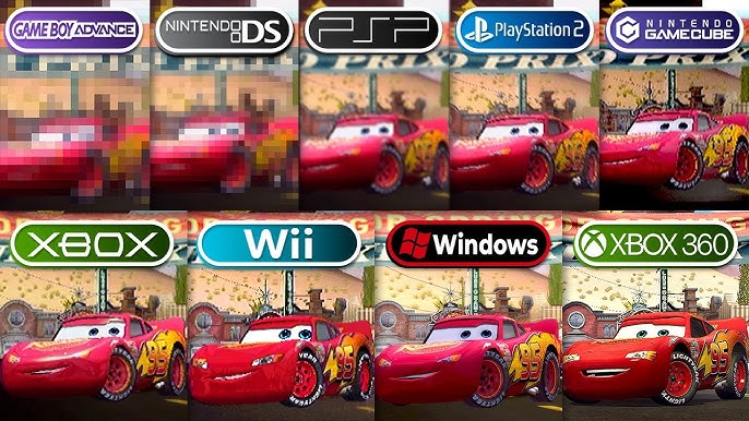 Cars Race-O-Rama (2009) NDS vs PS2 vs Wii vs XBOX 360 (Which One is  Better?) 