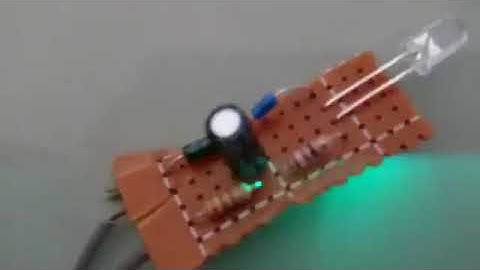 Flash led diac circuit
