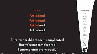 Bo Burnham - Art Is Dead Karaoke