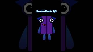 Numberblocks 2/3 #fanmade #numberblocks #official #numberblock #character #toons #shorts small