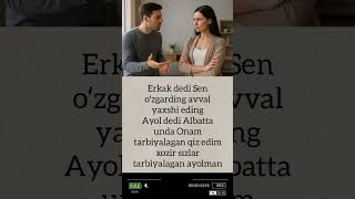 Oʻzgargan Ayol... Hikmatli Soʻzlar