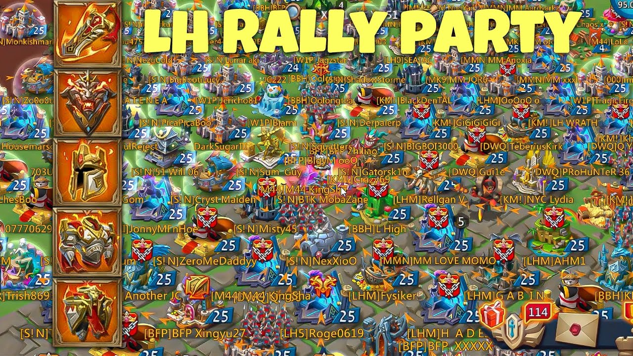 Lords Mobile - LH RALLY PARTY on our player - YouTube
