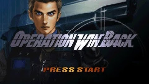 WinBack Covert Operations ps2 opening