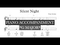 Silent Night Gruber G Major Piano Accompaniment And Vocal Guide Karaoke mp3
