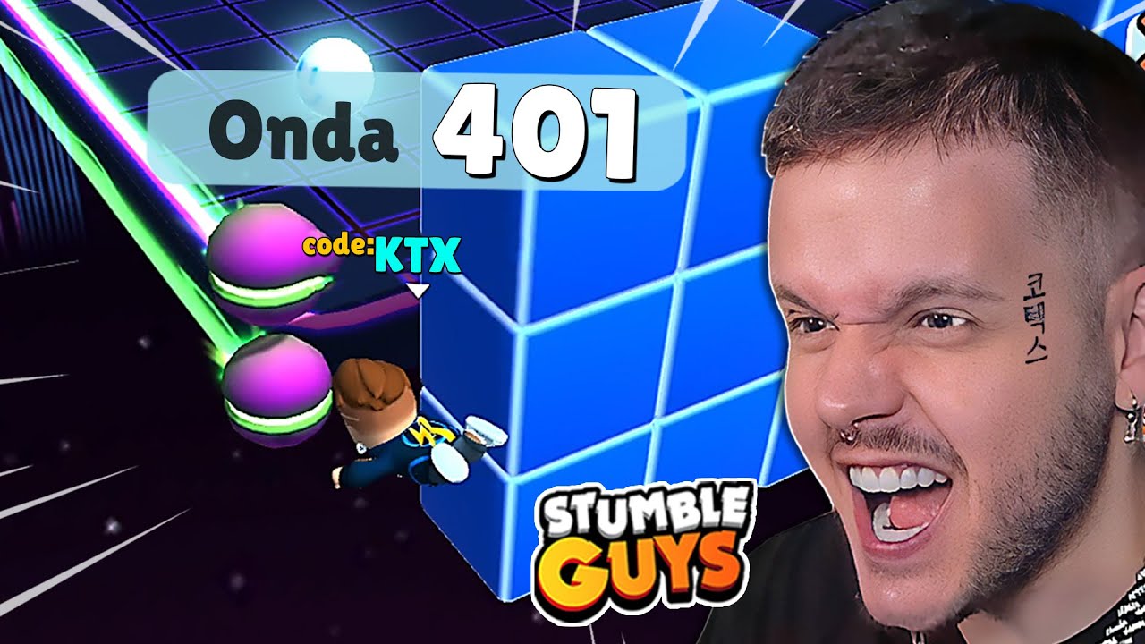 🏆 batemos o NOVO RECORDE de ONDAS no BLOCKDASH INFINITO no STUMBLE GUYS!