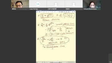 Advanced Physical Chemistry I: Statistical Thermodynamics -- Lecture 2021/1014