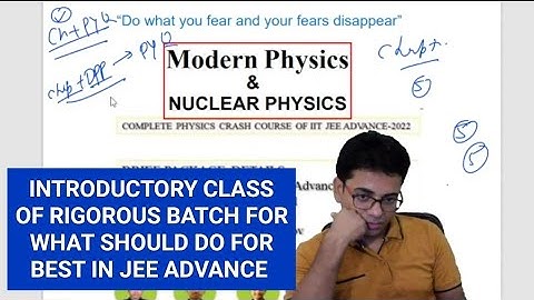 HOW RIGOROUS BATCH WILL PROGRESS & INTRODUCTORY CLASS