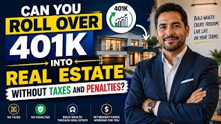 Can you Roll Over 401k into REAL ESTATE Without TAXES and PENALTIES?