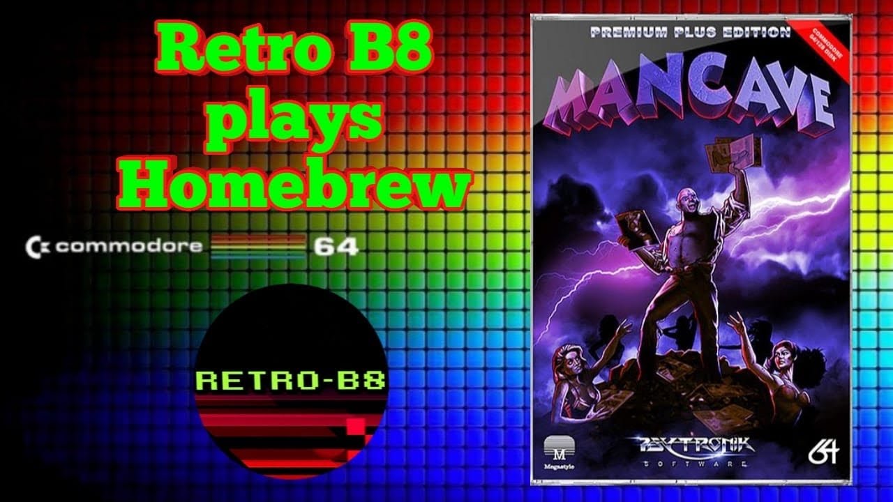 We’re playing Homebrew on the Commodore 64. Mancave Review - YouTube