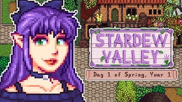 starting my new cozy farm in stardew valley ♡ ep. 1 (asmr game sounds)