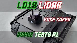 How Lidar LD19 Handles Challenging Scenarios: Glass, Water, Mirrors, and More - UGV02 Robot!