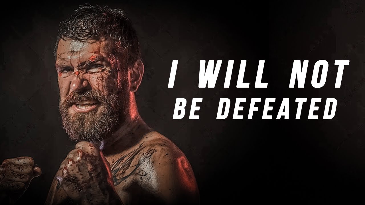 I WILL NOT BE DEFEATED #motivation #success #powerful