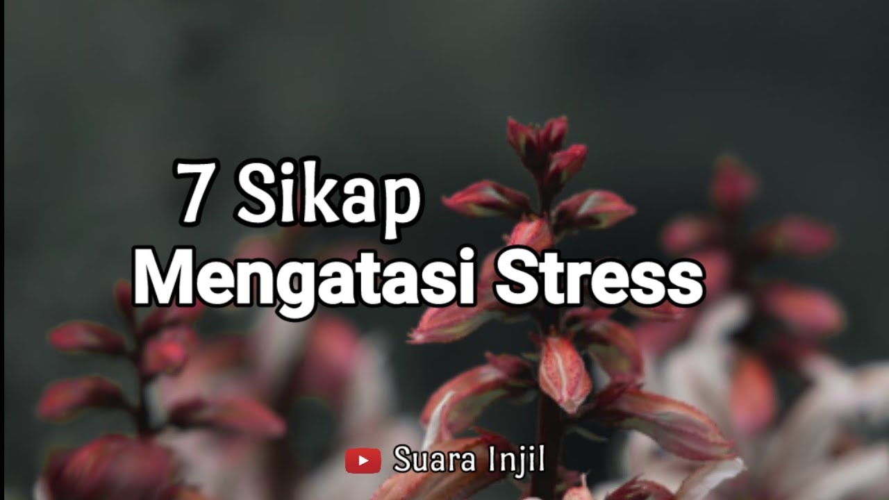 7 Sikap Mengatasi Stress. Renungan Dan Doa Malam Suara Injil