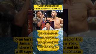 🥊💥Ryan Garcia Teofimo Lopez will defend Shakur Stevenson #boxingnews  #ryangarcia #teofimolopez