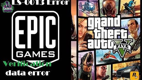 How to fix GTA V Not Launching | Gta 5 LS-0013 Epic Games Launcher FIX | Verifying data problem Fix
