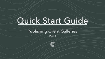 Publishing Client Galleries in CloudSpot (Part One) (Video 2)