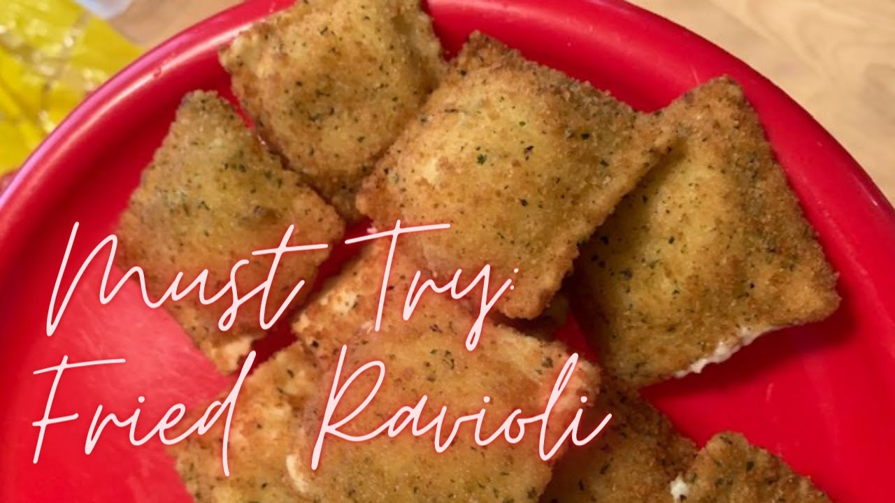 **MUST TRY** AIR FRIED FOUR CHEESE RAVIOLI YouTube