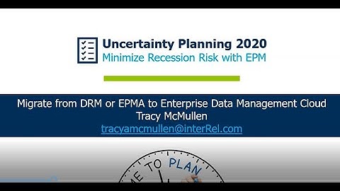 Easy as 1-2-3: How to Migrate to EDM from EPMA or DRM