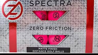 High-Visibility Golf Balls That FLY! 🚀 Zero Friction Spectra Review & Distance Test!