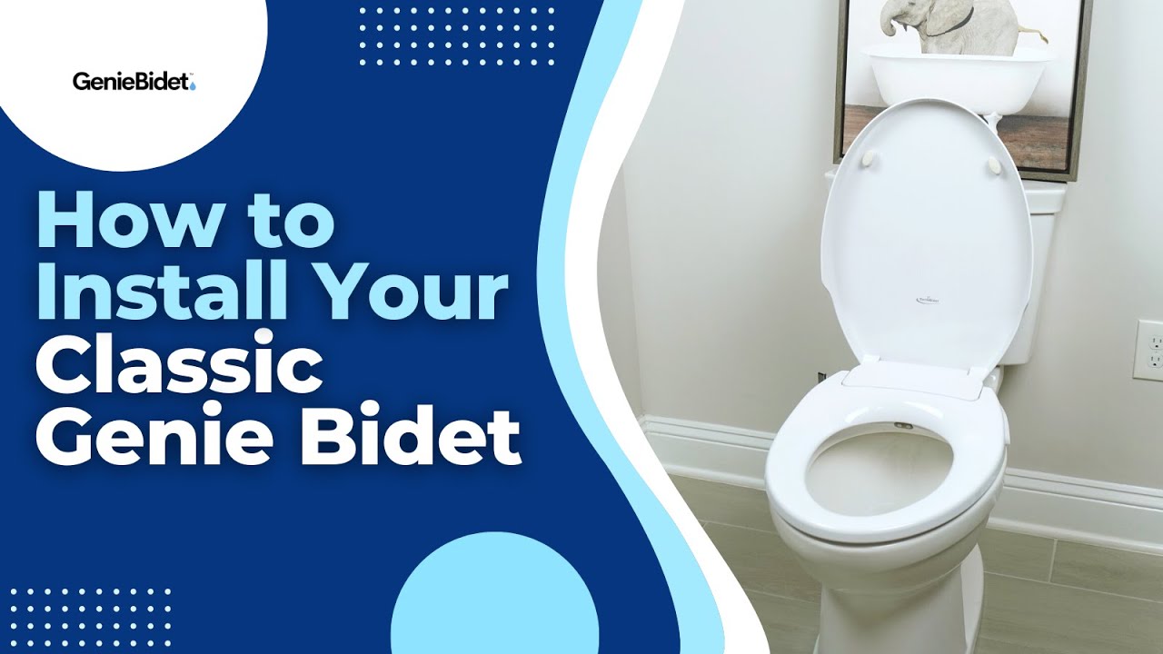 How to Install Your Classic Genie Bidet Installation Video YouTube