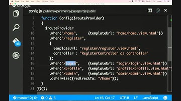 6 - Programmatically navigating with AngularJS