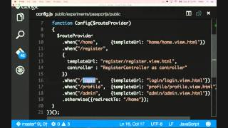 6 - Programmatically navigating with AngularJS's $location service