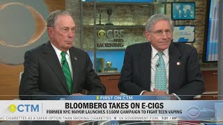 Former Mayor Bloomberg Unveils Anti-Youth-Vaping Initiative