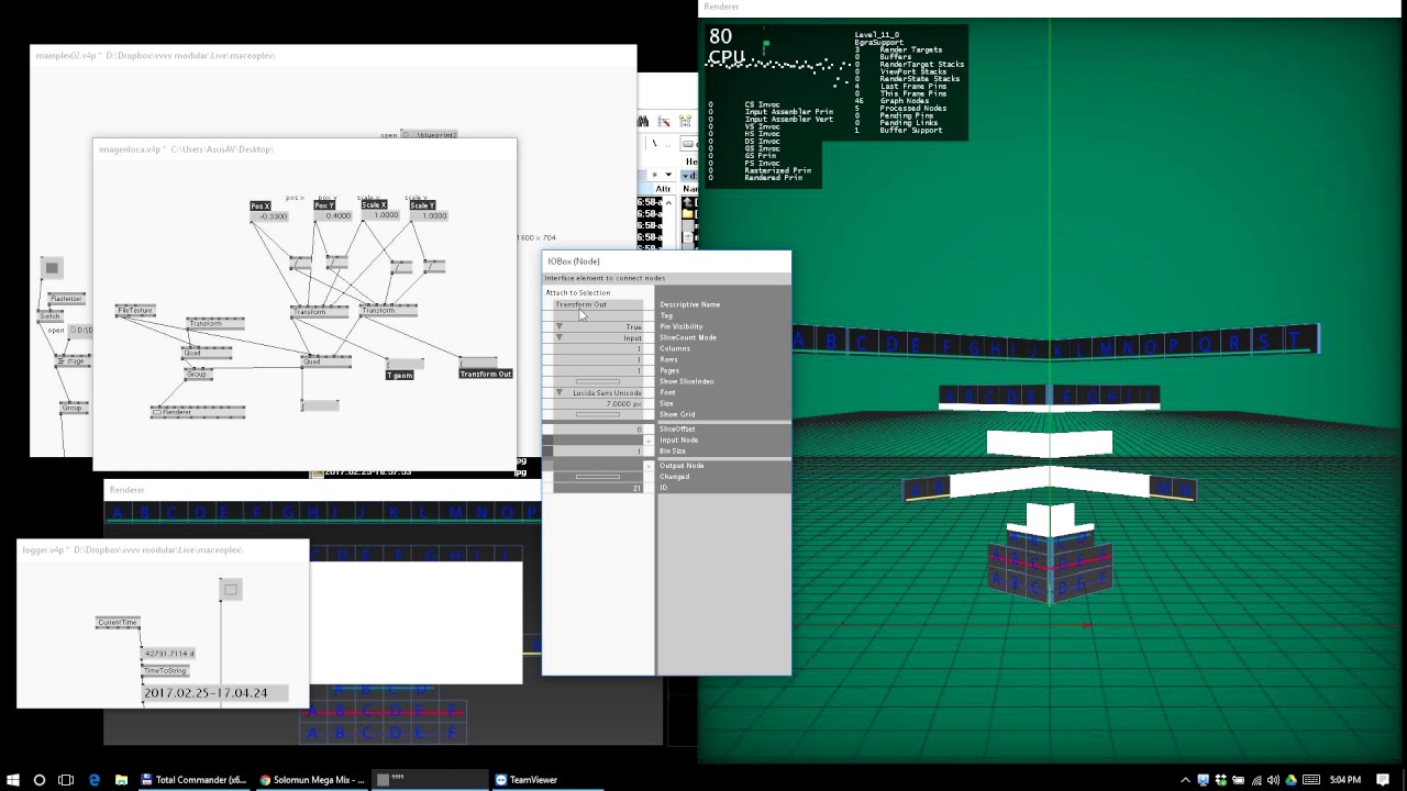 vvvv workflow pixel mapping - YouTube