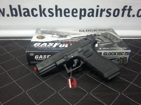 Vendo Pistola Airsoft Glock 18c Tokyo Marui a gás Automática