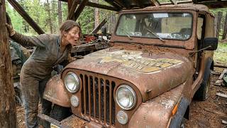 We Found an Abandoned 1979 Jeep CJ-7 Golden Eagle | Complete Restoration screenshot 2