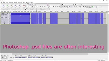 Working with Raw Data (Non-Audio Files) in Audacity
