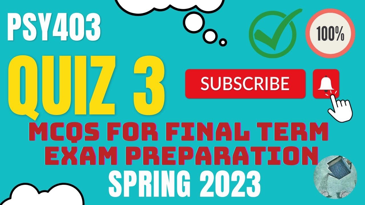 PSY403 || Social Psychology || Quiz 3 MCQs || Correct answers || Live attempt || Exam Prep