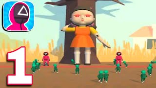 Squid Game 3D : Survival Challenge Gameplay Walkthrough Part 1 || Red Light, Green Light Challenge screenshot 5